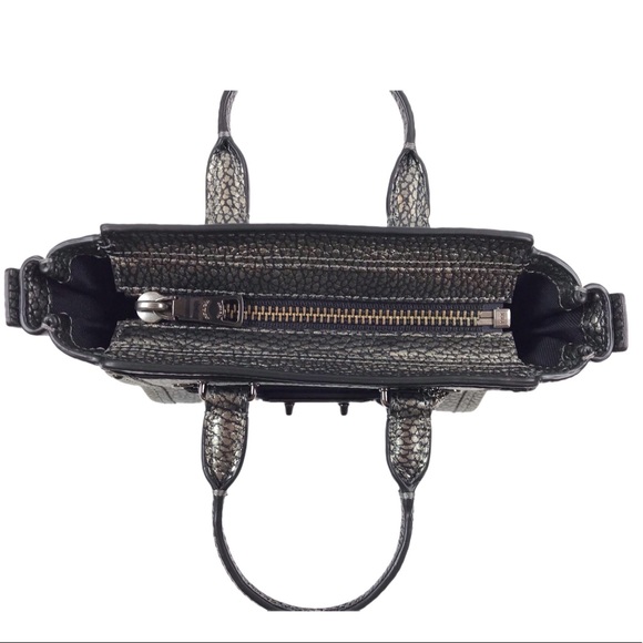 COACH Mini Metallic Swagger 15 Crossbody Handbag - Picture 7 of 13